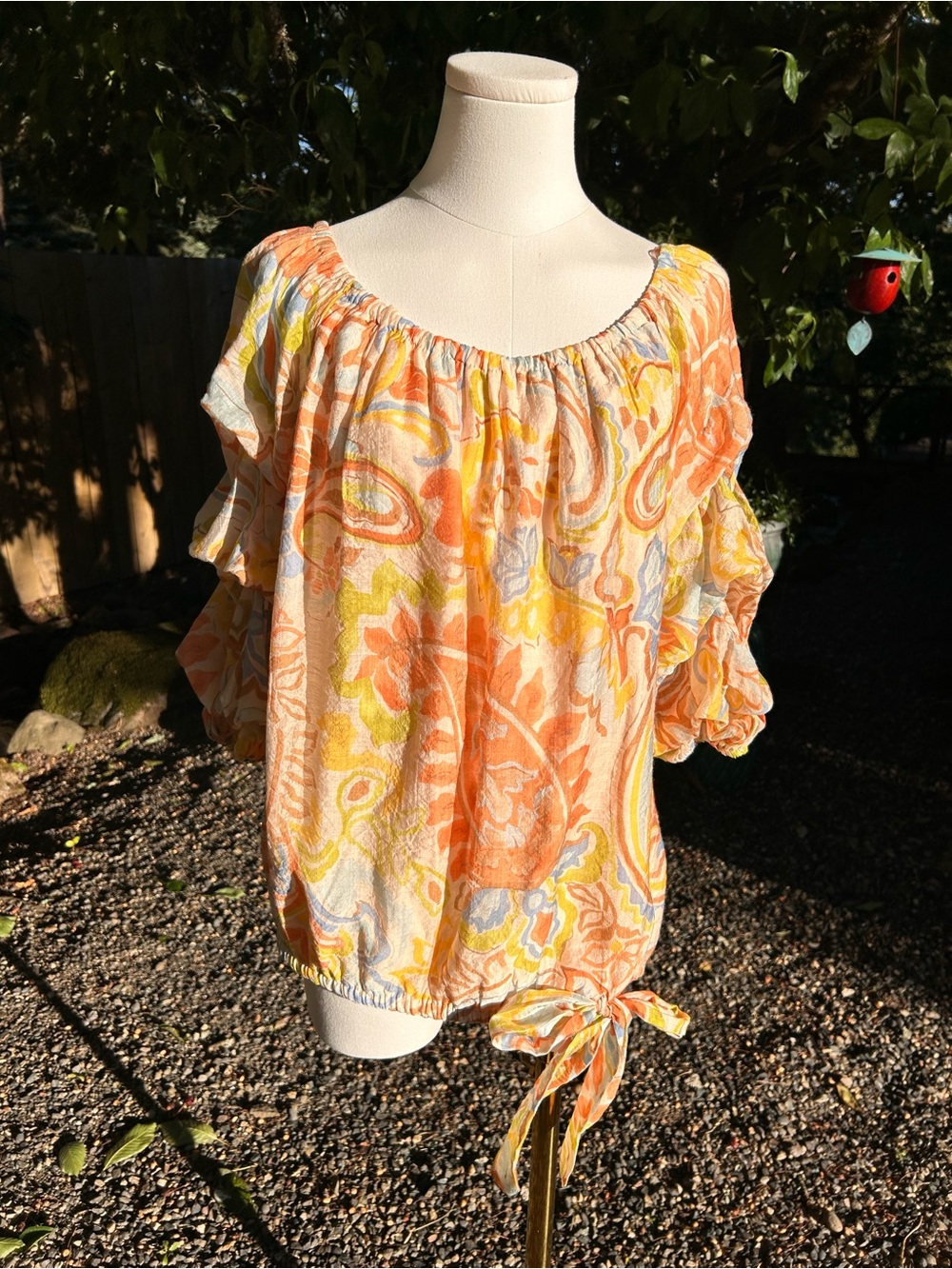 Sam and Jess Paisley Blouse